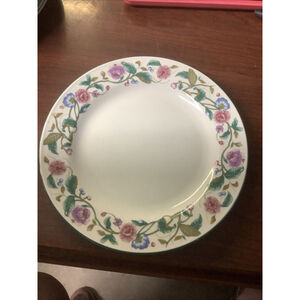The Castlegarden Collection Salad Plate Citation Mauve Lavender Blue Flowers
